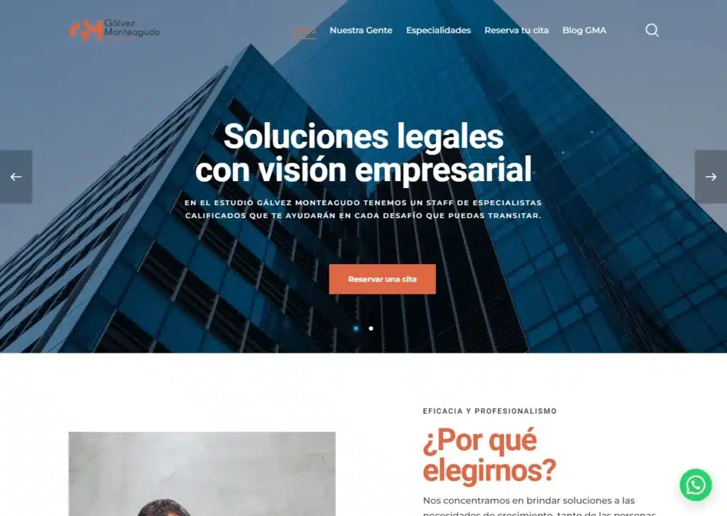 Las paginas web de los estudios de abogados en lima peru mejor posicionadas en google galvezmonteagudo - Servicio de Diseño de Páginas Web para Empresas en Lima - Perú