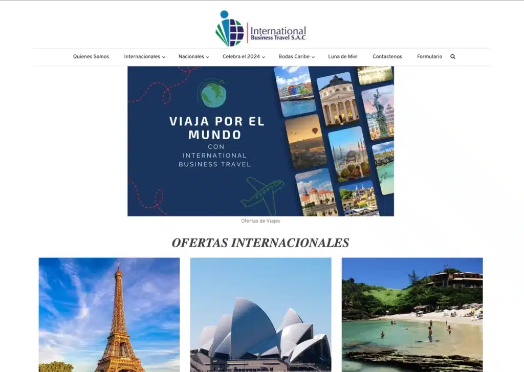 las paginas web de agencias de viaje en lima peru mejor posicionadas en google international busines - Servicio de Diseño de Páginas Web para Empresas en Lima - Perú