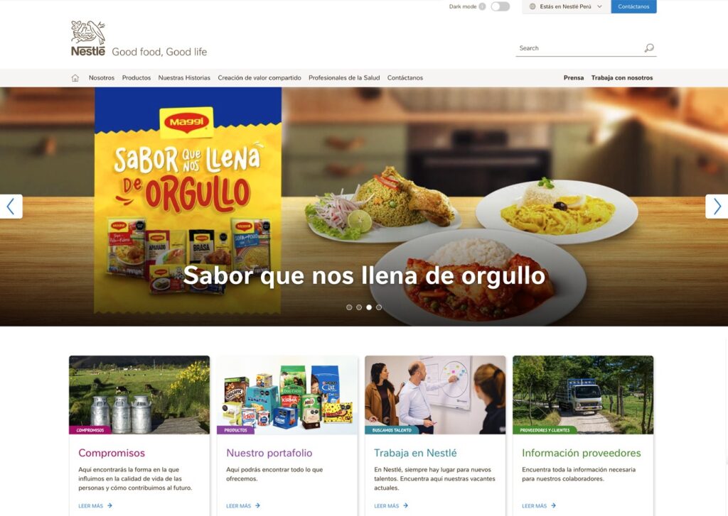 las paginas web de companias industriales en lima peru mejor posicionadas en google nestle - Servicio de Diseño de Páginas Web para Empresas en Lima - Perú