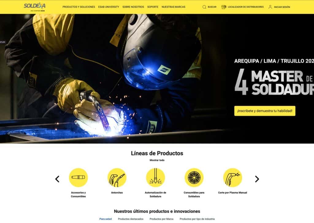 las paginas web de companias industriales en lima peru mejor posicionadas en google soldexa - Servicio de Diseño de Páginas Web para Empresas en Lima - Perú