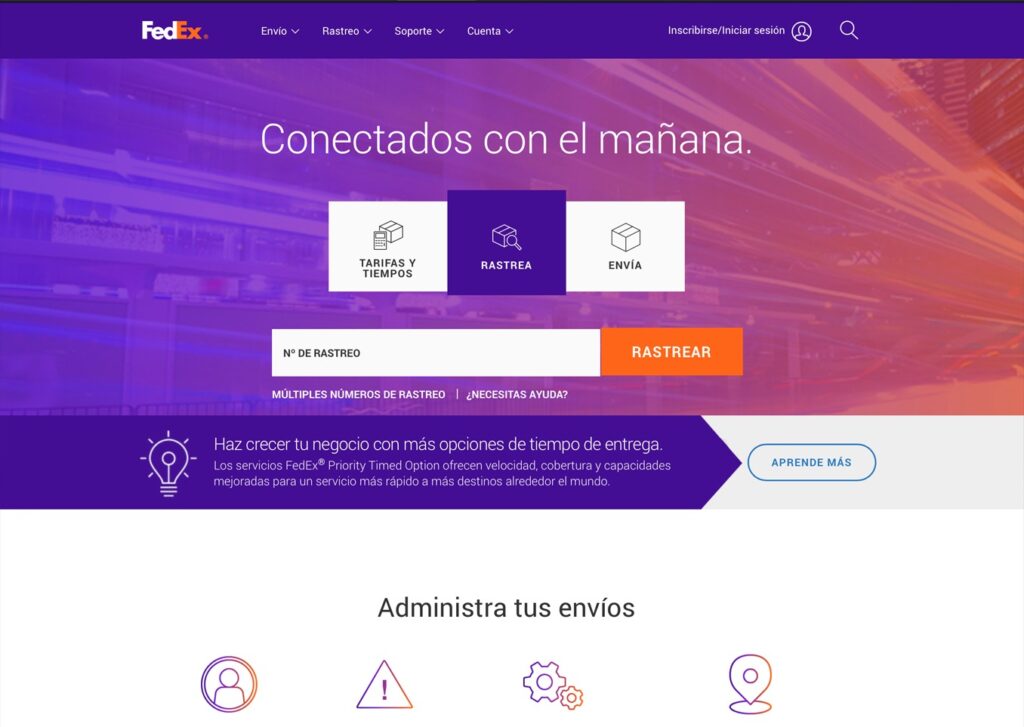 las paginas web de couriers en lima peru mejor posicionadas en google Fedex - Servicio de Diseño de Páginas Web para Empresas en Lima - Perú