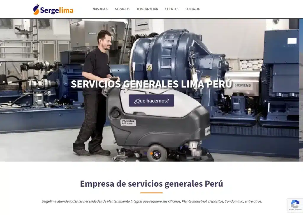 las paginas web de empresas de servicios en lima peru mejor posicionadas en google serviciosgenerales - Servicio de Diseño de Páginas Web para Empresas en Lima - Perú