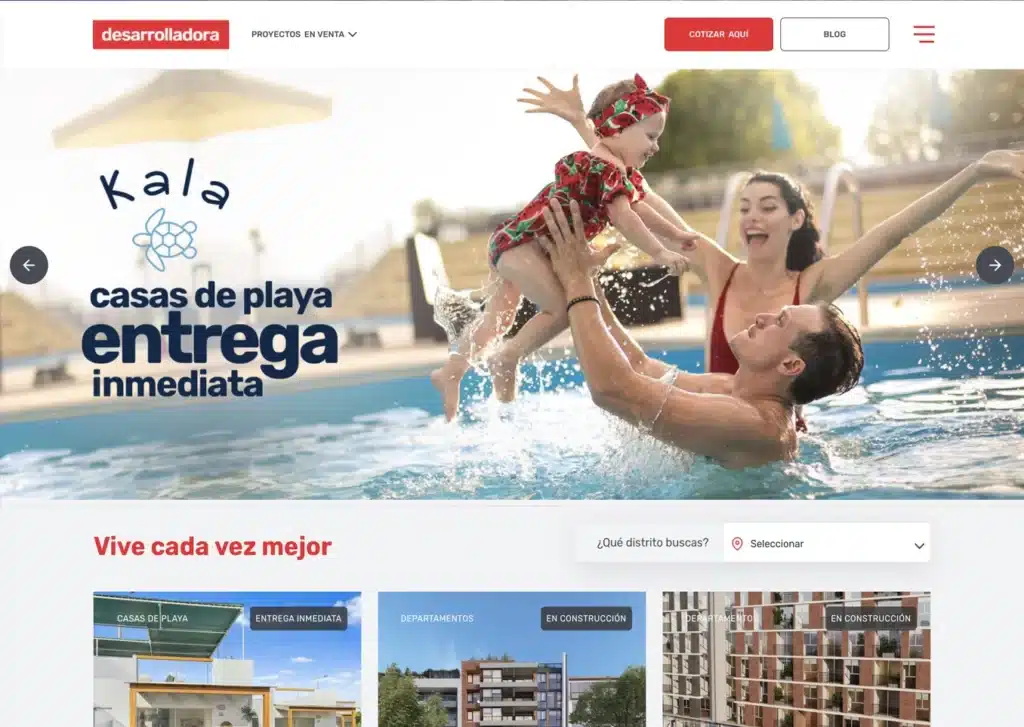 las paginas web de inmobiliarias en lima peru mejor posicionadas en google desarrolladora - Servicio de Diseño de Páginas Web para Empresas en Lima - Perú