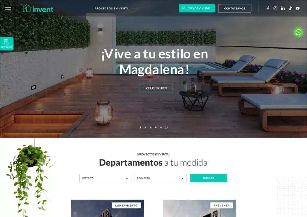las paginas web de inmobiliarias en lima peru mejor posicionadas en google invent - Servicio de Diseño de Páginas Web para Empresas en Lima - Perú