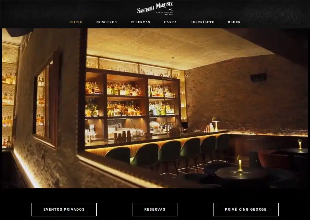 las paginas web de restaurantes en lima peru mejor posicionadas en google sastreria martinez - Servicio de Diseño de Páginas Web para Empresas en Lima - Perú